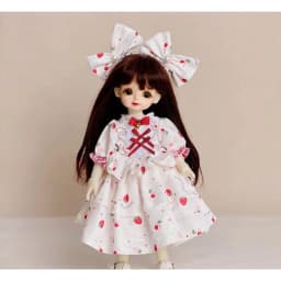 30cm Doll Clothes 1/6 Bjd Doll Clothes Lolita Style Princess Dress Up Clothes Accessories Toy Set Girls Kids Doll Toy Gift
