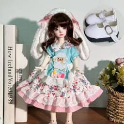 30cm Doll Clothes 1/6 Bjd Doll Clothes Lolita Style Princess Dress Up Clothes Accessories Toy Set Girls Kids Doll Toy Gift