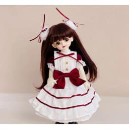30cm Doll Clothes 1/6 Bjd Doll Clothes Lolita Style Princess Dress Up Clothes Accessories Toy Set Girls Kids Doll Toy Gift