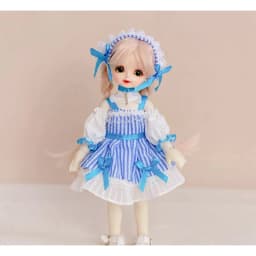 30cm Doll Clothes 1/6 Bjd Doll Clothes Lolita Style Princess Dress Up Clothes Accessories Toy Set Girls Kids Doll Toy Gift