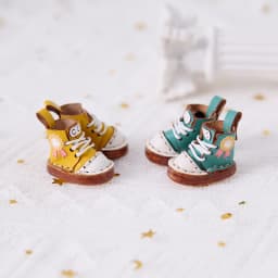 Round Toe OB11 Doll Shoes High Top Cowhide Leather Ankle Boots Lace Up Boots For YMY, Obitsu11,Body9, Gsc, Ddf, 1/12bjd Doll