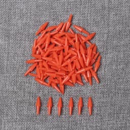 100Pcs Plastic Snowman Doll Red Nose DIY Stuffed Plush Animals Puppet Doll Noses Santa Claus Plush Toys Accessories