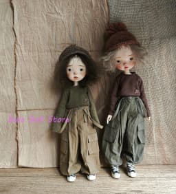 2026 Dula Handmade Doll Clothes Work Pants Long Sleeved T-Shirt Vest Landazz Blythe OB24 OB22 OB11 Azone 1/6 Doll