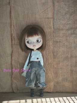 2026 Dula Handmade Doll Clothes Work Pants Long Sleeved T-Shirt Vest Landazz Blythe OB24 OB22 OB11 Azone 1/6 Doll