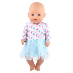 Lovely Yarn Skirt Series Doll Accessories Dress Uniclorn Fawn Kitten Heart Clothes For 18 Inch Dolls 43cm Baby New Born Doll Toy