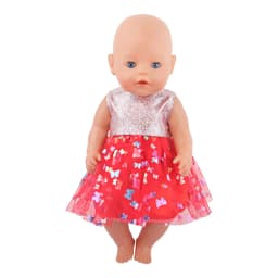 Lovely Yarn Skirt Series Doll Accessories Dress Uniclorn Fawn Kitten Heart Clothes For 18 Inch Dolls 43cm Baby New Born Doll Toy