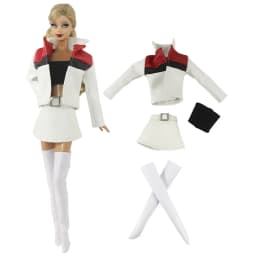 Handmade Babi Clothes Leather Clothing Outfit for 11.5 Inch 30cm Doll BJD Clothes Many Style Gifts for Doll Accessories