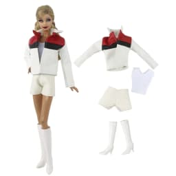 Handmade Babi Clothes Leather Clothing Outfit for 11.5 Inch 30cm Doll BJD Clothes Many Style Gifts for Doll Accessories