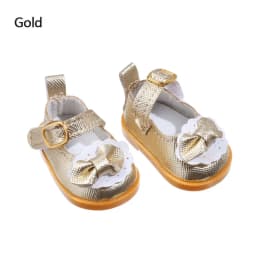 5.5cm Bow Decorate Doll Shoes Casual Shoes Bow PU Leather Shoes Fit For 14 Inches Doll 7-14 Years Old Gifts Doll Accessories