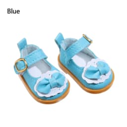 5.5cm Bow Decorate Doll Shoes Casual Shoes Bow PU Leather Shoes Fit For 14 Inches Doll 7-14 Years Old Gifts Doll Accessories
