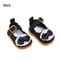 5.5cm Bow Decorate Doll Shoes Casual Shoes Bow PU Leather Shoes Fit For 14 Inches Doll 7-14 Years Old Gifts Doll Accessories