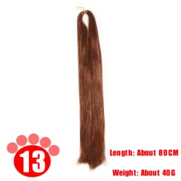 Azure Milk Silk Doll Hair Synthetic Wig 80CM Black Brown Red Hair Transplant Hair Bundle Handmade Wig Material