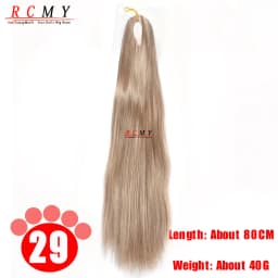Azure Milk Silk Doll Hair Synthetic Wig 80CM Black Brown Red Hair Transplant Hair Bundle Handmade Wig Material