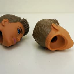 1 Pieces 30cm Ken Doll's Head Tan Skin Head Accessories Toys for Children