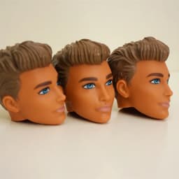 1 Pieces 30cm Ken Doll's Head Tan Skin Head Accessories Toys for Children