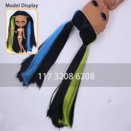 DBS RBL Scalp Wigs With bangs including the endoconch series Accessories for 30cm ICY blyth doll