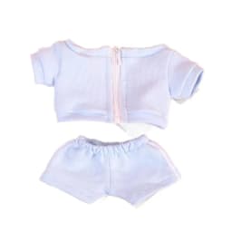 20CM Doll Fashion Sportswear Mini Sports Suit Dolls Clothes Topcoat Trousers Cotton Stuffed DIY Accessories Photo Props Gift