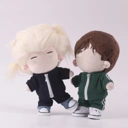 20CM Doll Fashion Sportswear Mini Sports Suit Dolls Clothes Topcoat Trousers Cotton Stuffed DIY Accessories Photo Props Gift