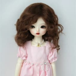 Messy Baby Curly  Soft Wave Mohair BJD Wigs  JD738  1/12 1/8 1/6 1/4 1/3 OB11 YOSD MSD SD DOD Nature Curly Doll Hair