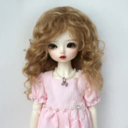 Messy Baby Curly  Soft Wave Mohair BJD Wigs  JD738  1/12 1/8 1/6 1/4 1/3 OB11 YOSD MSD SD DOD Nature Curly Doll Hair