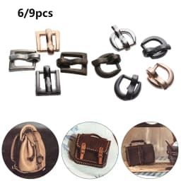 6PCS 7*8MM Mini Tri-glide Buckle Belt Buckle Doll Bag Buckles Ultra-small Diy Doll Buckle Shoes Clothes Accessories