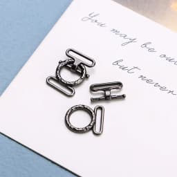 10Sets Metal Belt Buckles Mini Buttons Dolls Waistband Buckle Clip Tiny Buttons For Doll Clothes Bags Sewing Tri-glide Buckle