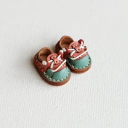Handmade Color Matching Doll Shoes Fashion Holala Cowhide Flat Shoes For Boy, Obitsu11,Body9, Gsc, Ddf, Nendoroids, 1/12bjd Doll