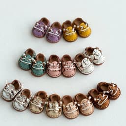 Handmade Color Matching Doll Shoes Fashion Holala Cowhide Flat Shoes For Boy, Obitsu11,Body9, Gsc, Ddf, Nendoroids, 1/12bjd Doll