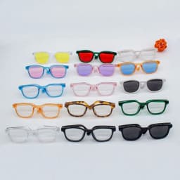 8.5/9.5cm Fashion Glasses For 15cm/20cm Dolls Cute Round Frame Plush Doll Eyeglasses for 1/3 1/4 BJD Mini Plush Doll Accessories