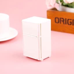 Dollhouse Miniature Fridge Cooking Bench Refrigerator Freezer Toys Kitchen Home Decoration Furniture Accessories