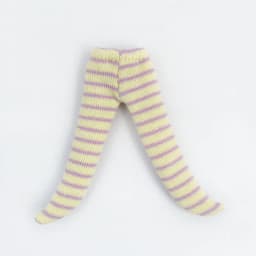 OB11 Doll Socks Cute High Waist Legging Stockings With striped Accessories For 11cm/ 4" OB11 Doll, Gsc, Molly, Dod doll Body