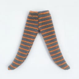 OB11 Doll Socks Cute High Waist Legging Stockings With striped Accessories For 11cm/ 4" OB11 Doll, Gsc, Molly, Dod doll Body