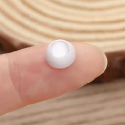 1Set 8~26mm Half Round Eyeball Safety Acrylic Doll Eyes Transparent&Black Eye Patch DIY Doll Toys Accessories Gifts