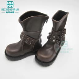 9--11cm Toys Doll Shoes Fits 68--70cm BJD Doll Uncle 1/3 Spherical Joint Doll Pointed Toe Shoes Black White