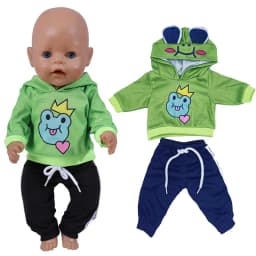 16 Inch Baby Doll Bathrobes 17 Inch Reborn Dolls Clothes Sleeping Wear