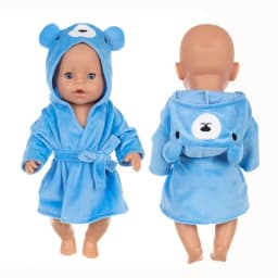 16 Inch Baby Doll Bathrobes 17 Inch Reborn Dolls Clothes Sleeping Wear