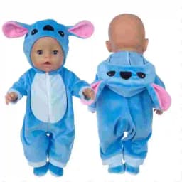 16 Inch Baby Doll Bathrobes 17 Inch Reborn Dolls Clothes Sleeping Wear