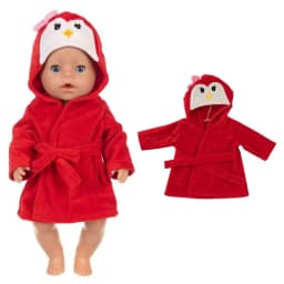 16 Inch Baby Doll Bathrobes 17 Inch Reborn Dolls Clothes Sleeping Wear