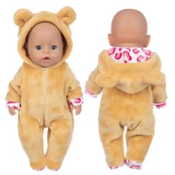 16 Inch Baby Doll Bathrobes 17 Inch Reborn Dolls Clothes Sleeping Wear