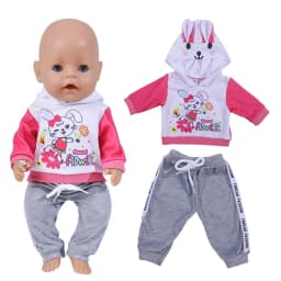 16 Inch Baby Doll Bathrobes 17 Inch Reborn Dolls Clothes Sleeping Wear