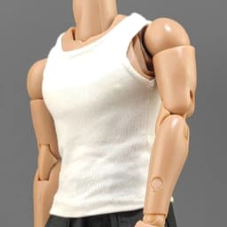 1/6 Miniature Soldier Trendy Clothing Round Neck T-shirt Male Hiking Casual Tank Bottom Female Sports Tops Soldier