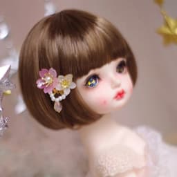 New Arrival 1/3 1/4 1/6 1/8 High Temperature Short Lovely Style Wire Bjd Wig Hair