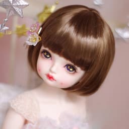 New Arrival 1/3 1/4 1/6 1/8 High Temperature Short Lovely Style Wire Bjd Wig Hair