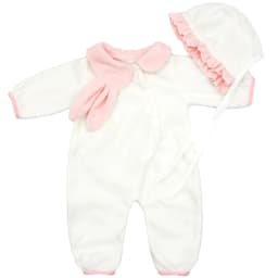 55cm Reborn Baby Doll Clothes Pink Cardigan Dress Cap 22" Doll Dress Skirt Toys Outfit