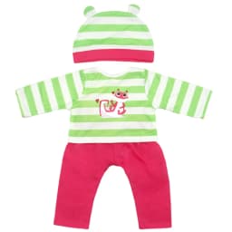 55cm Reborn Baby Doll Clothes Pink Cardigan Dress Cap 22" Doll Dress Skirt Toys Outfit