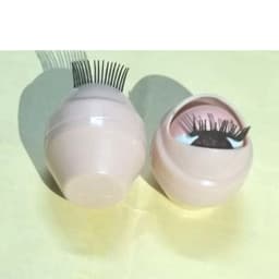 1Pair Doll Activity Eyes Doll Eyechips Silicone Simulation Active Eyeball DIY Doll Eyes with Eyelashes Doll Rolling Eyeballs