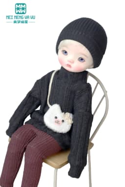 Fits 30cm 1/6 BJD Clothes YOSD MYOU Toys Spherical Joint Doll Fashion Sweaters, Leggings, Caps