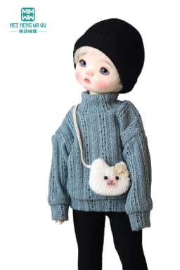 Fits 30cm 1/6 BJD Clothes YOSD MYOU Toys Spherical Joint Doll Fashion Sweaters, Leggings, Caps