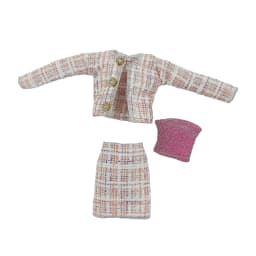 Luxury White Wedding Dress For 1/6 Dolls Pink Suit Clothes For 1/6 Doll Original Doll Suits Dress Yoga T-shirt Short Pant Jacket