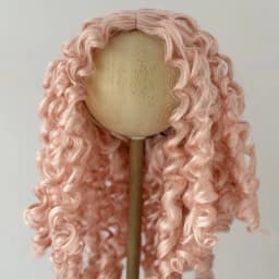JD073 QBaby Eldorado Parting Long Curly Synthetic Mohair BJD Wig 9-10' 10-11” 11-12“ Pullip Blythes 18' AG Doll Accessies